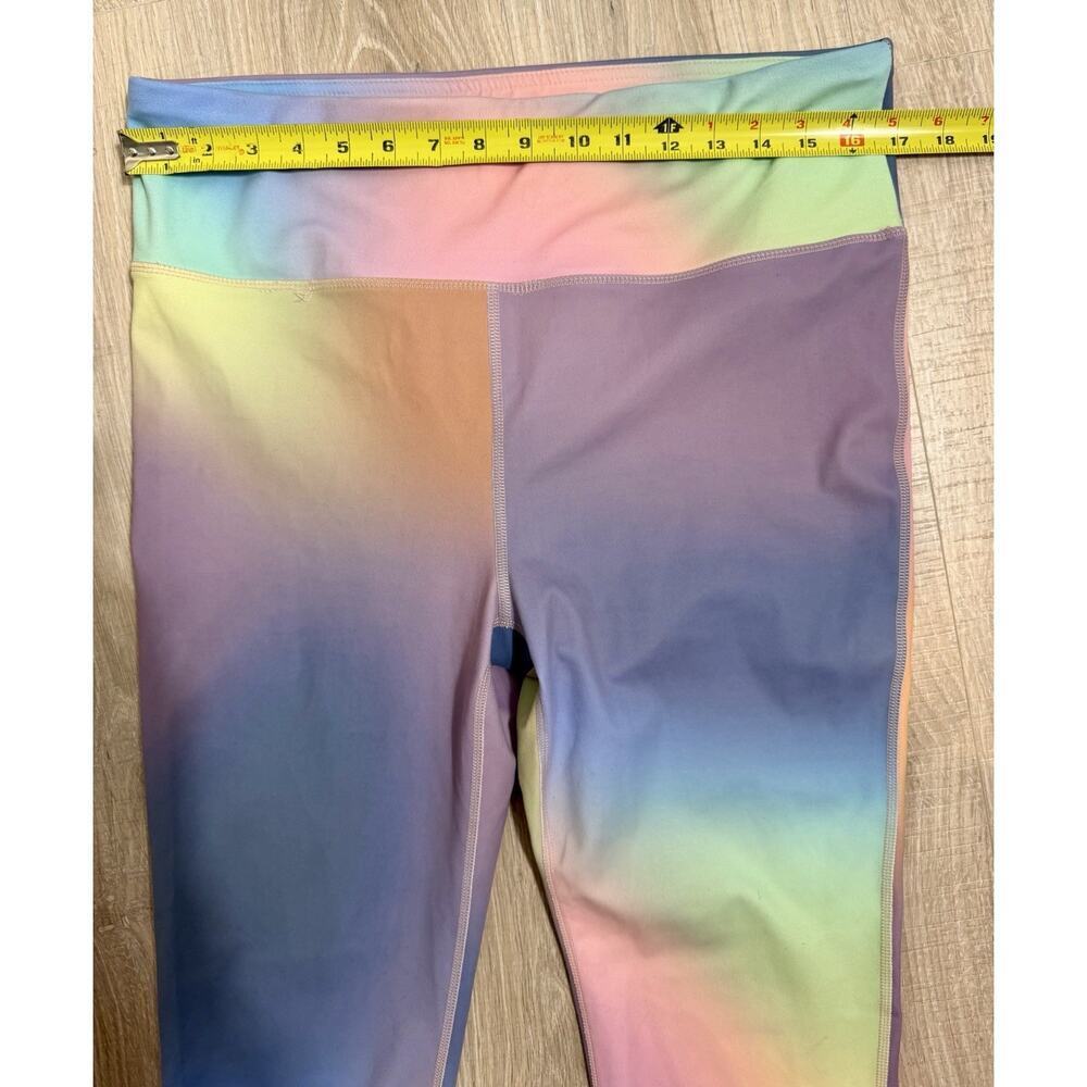 Mono B Rainbow Ombre High-Waist Leggings Size 1XL Yoga Activewear - Picture 6 of 8